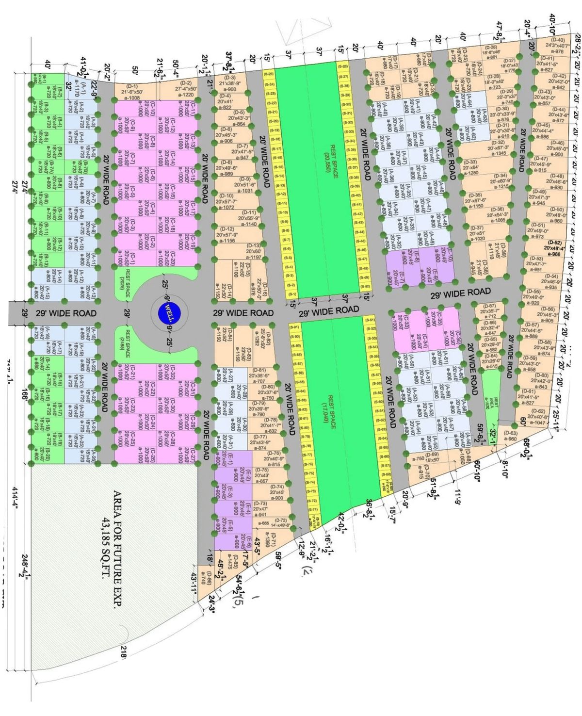 Moon Colony site plan